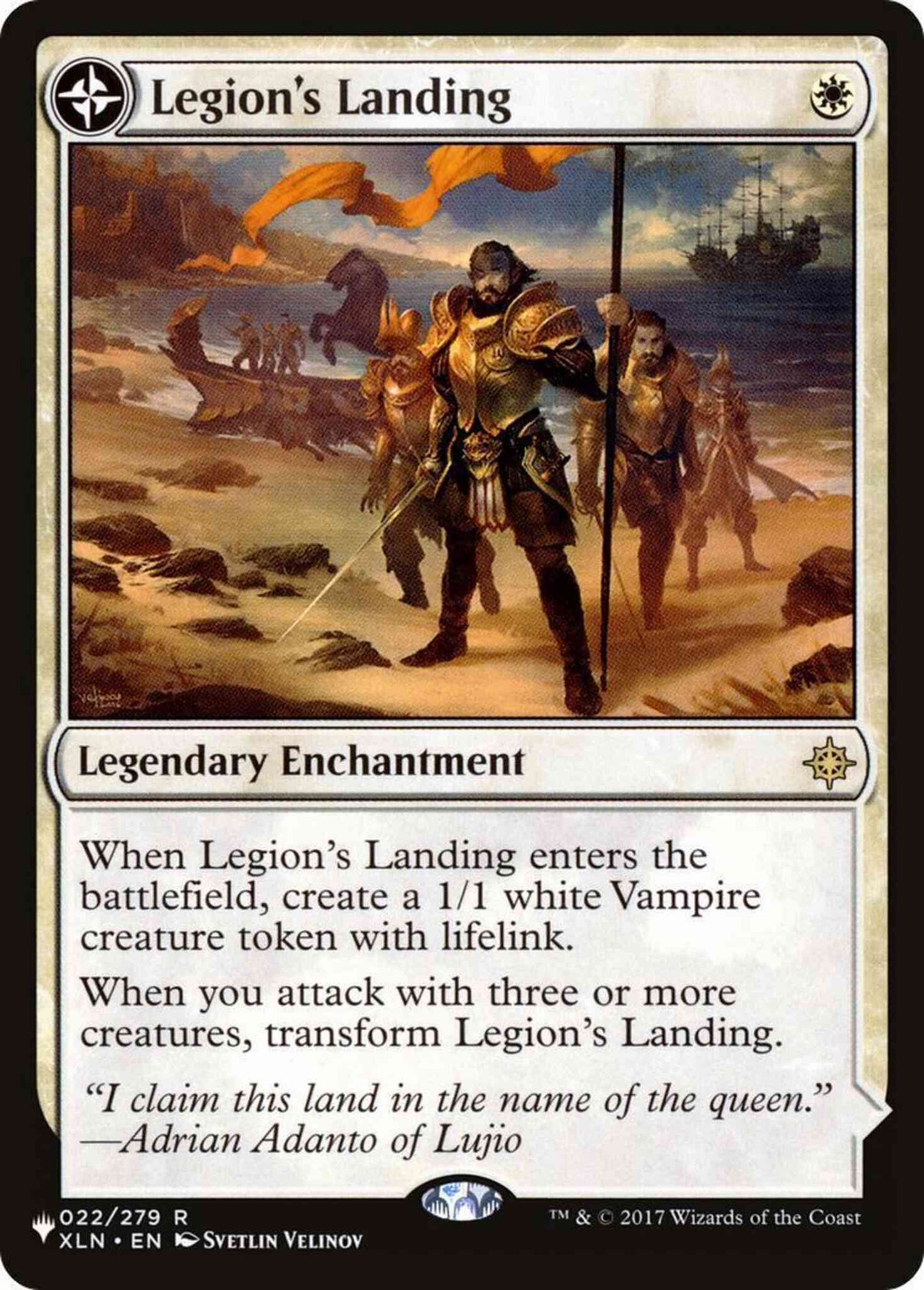 Legion's Landing // Adanto, the First Fort [XLN-22] [The List] [Non-Foil]