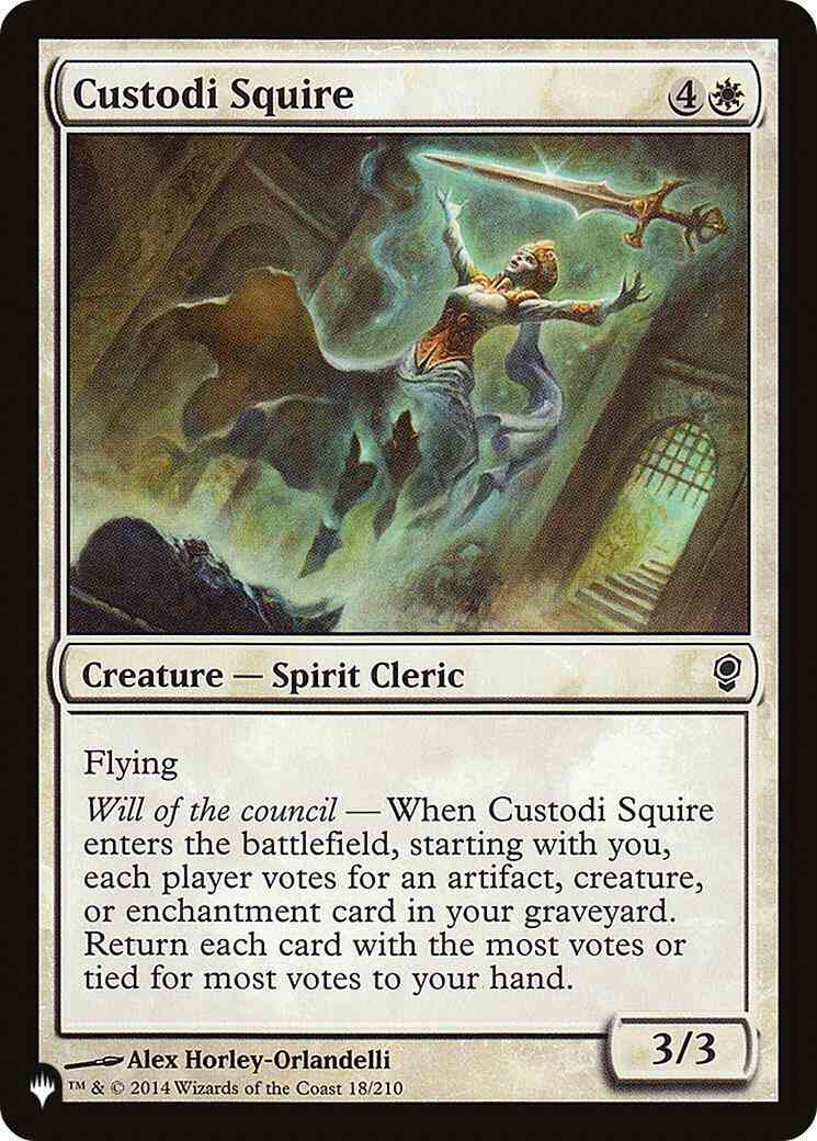 Custodi Squire [CNS-18] [The List] [Non-Foil]