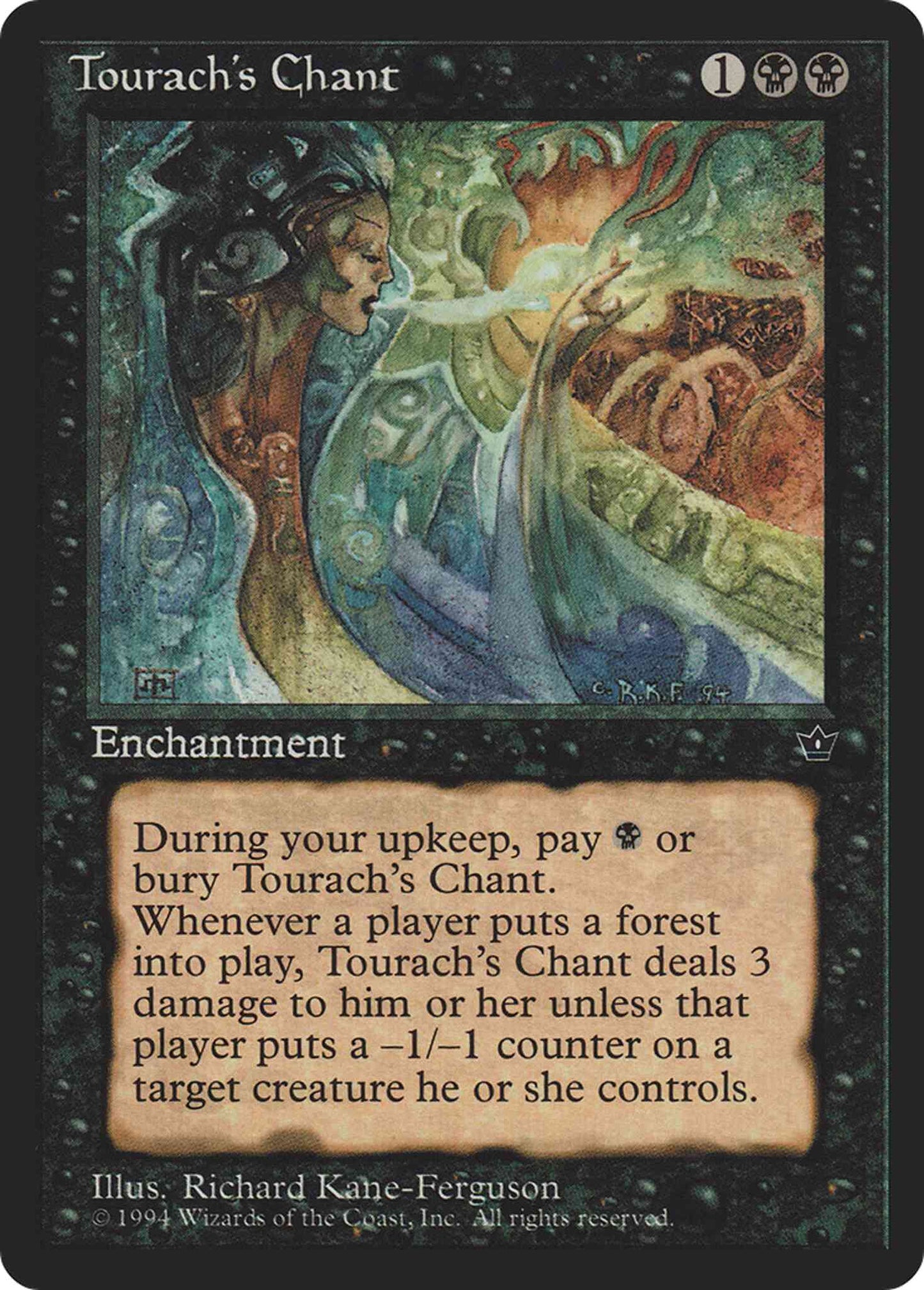 Tourach's Chant [47] [Fallen Empires] [Non-Foil]