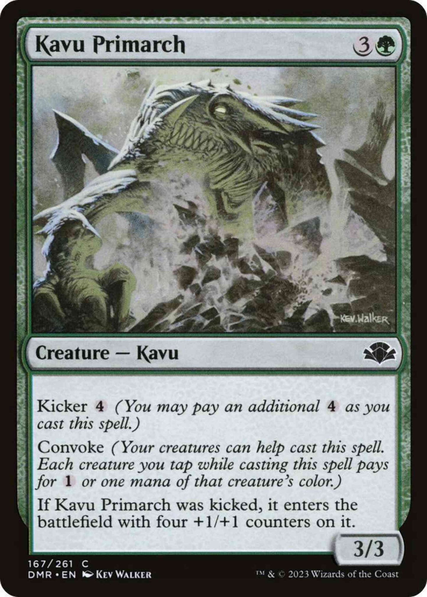 Kavu Primarch [167] [Dominaria Remastered] [Non-Foil]