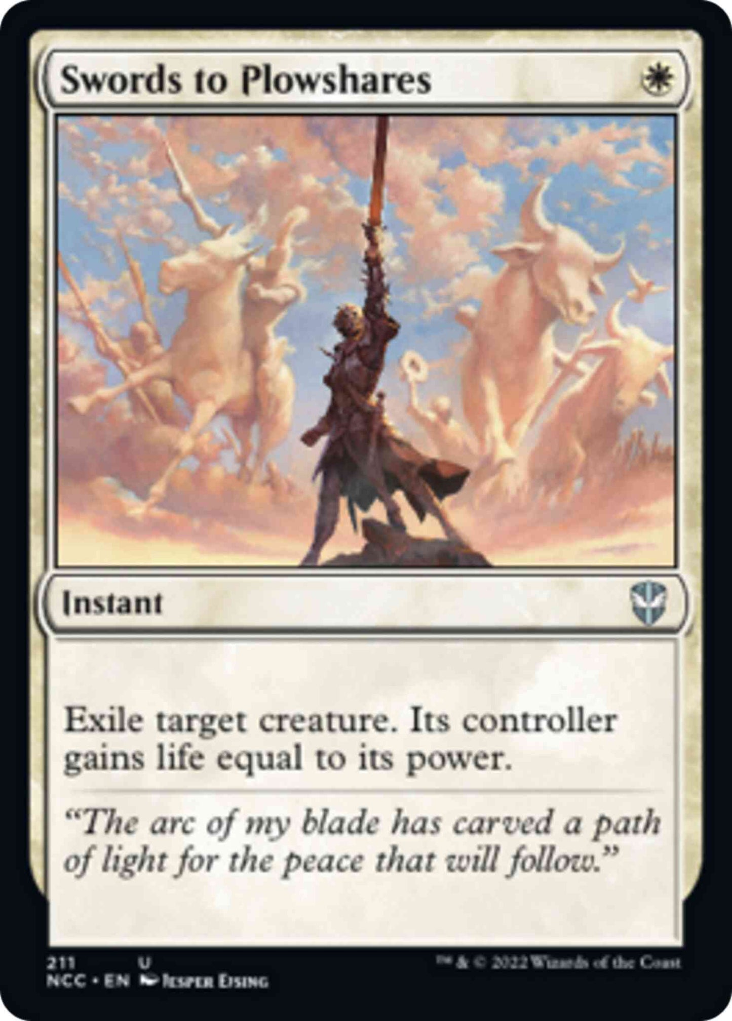 Swords to Plowshares [211] [Streets of New Capenna: Commander] [Non-Foil]