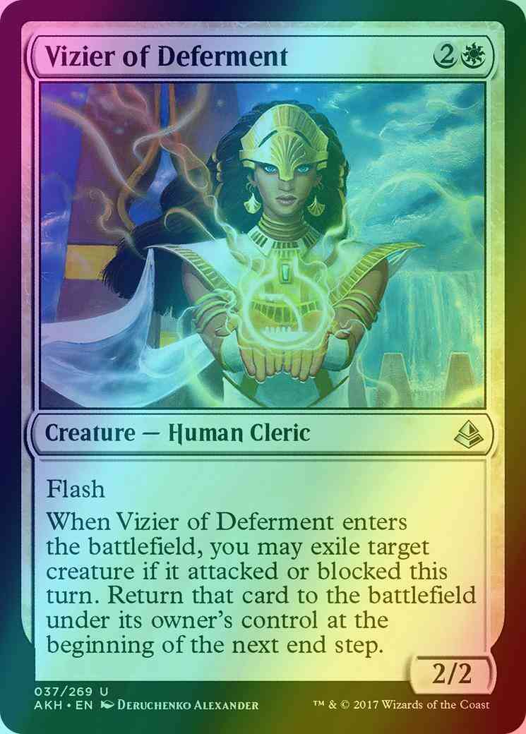 Vizier of Deferment [37] [Amonkhet] [Foil]