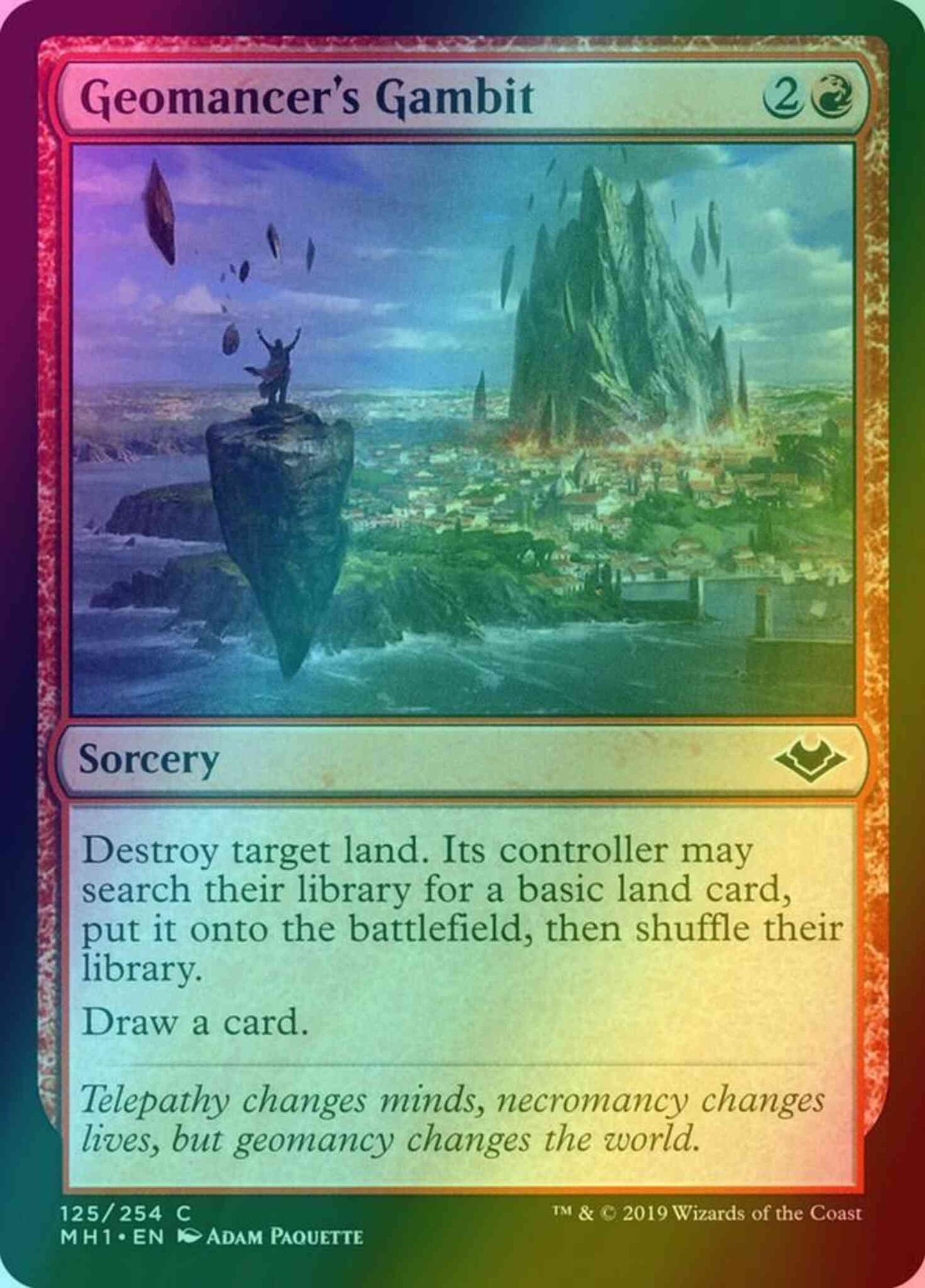 Geomancer's Gambit [125] [Modern Horizons] [Foil]