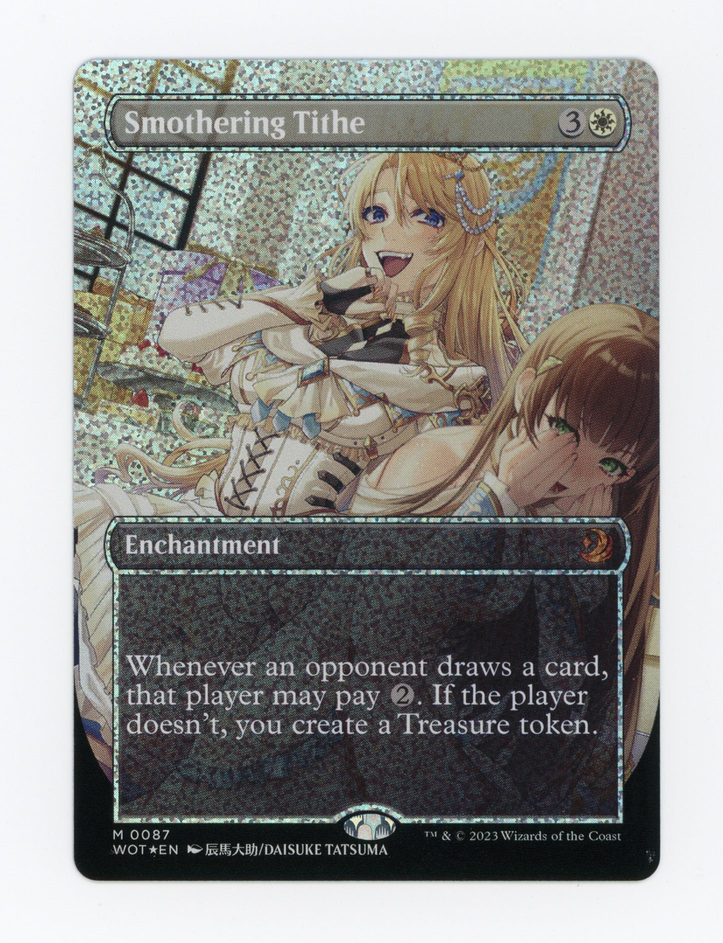 Smothering Tithe — Borderless|Anime|Confetti Foil — ID 18055