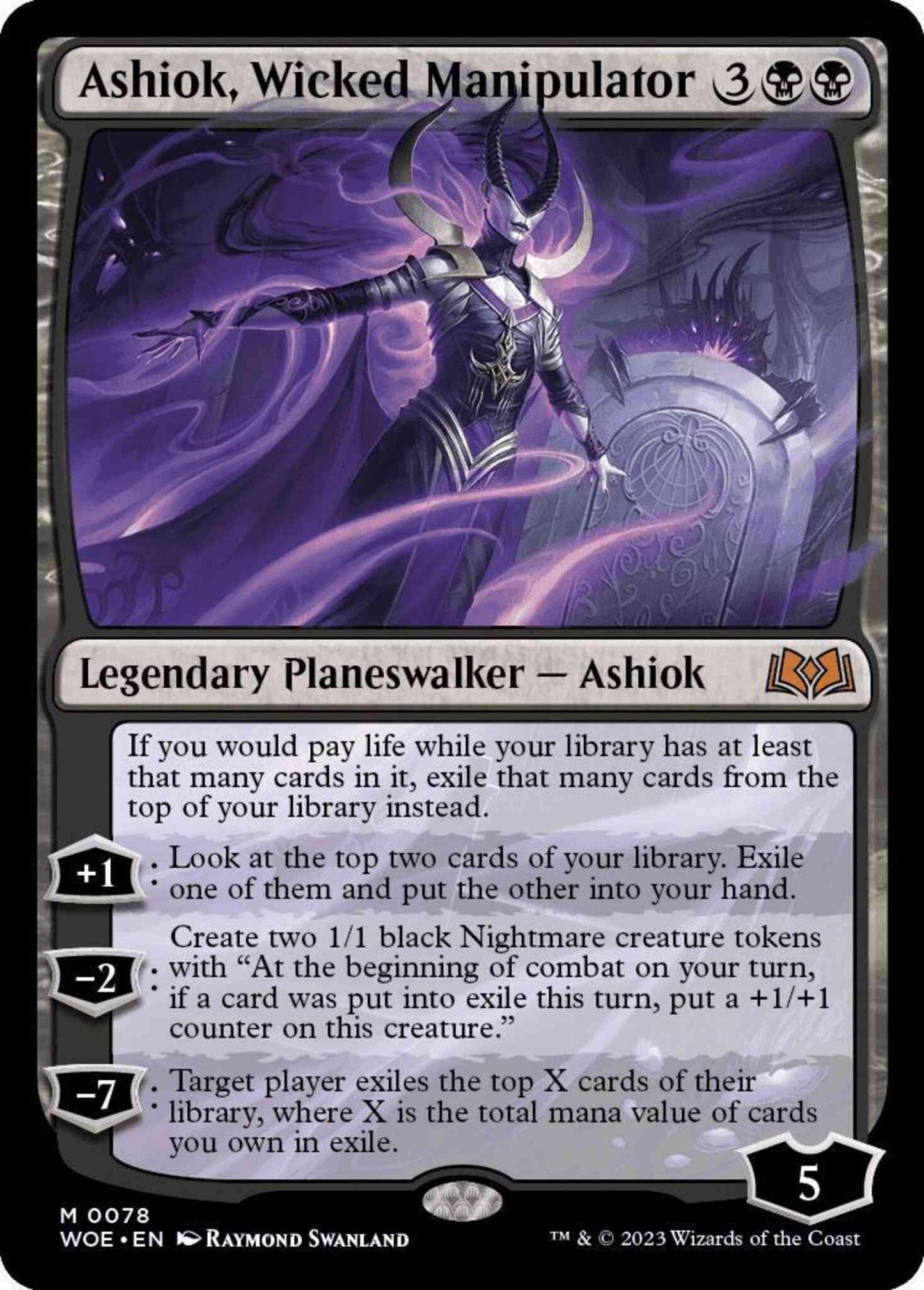 Ashiok, Wicked Manipulator [78] [Wilds of Eldraine] [Non-Foil]