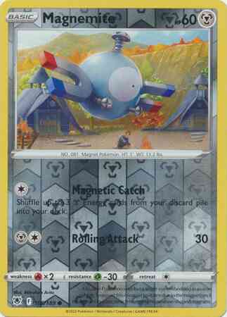 Magnemite - 105/189 - Common [swsh10-105] [Reverse Holo]
