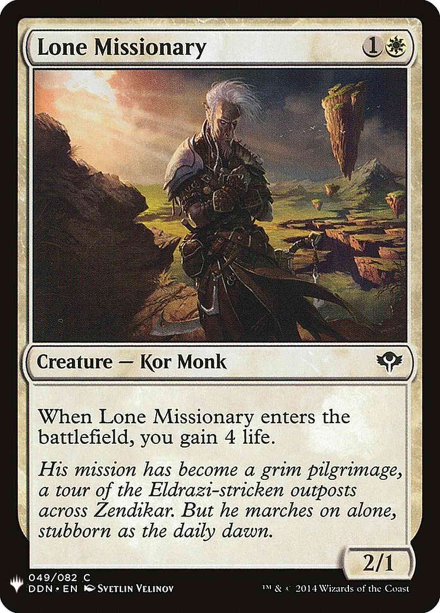 Lone Missionary [DDN-49] [The List] [Non-Foil]