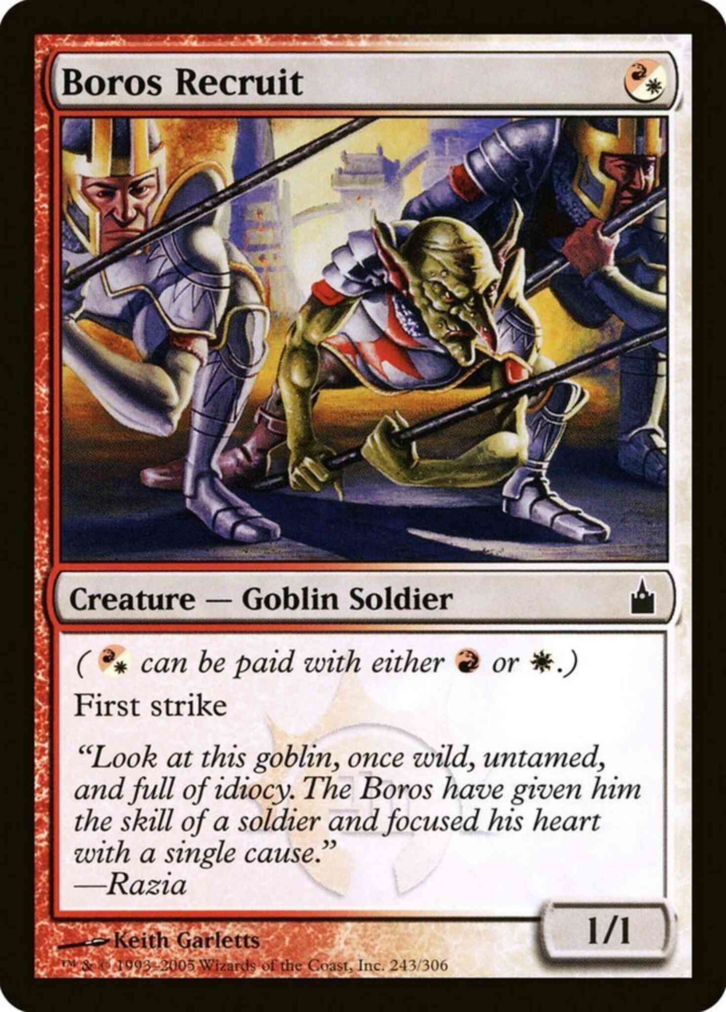 Boros Recruit [243] [Ravnica City Of Guilds] [Non-Foil]