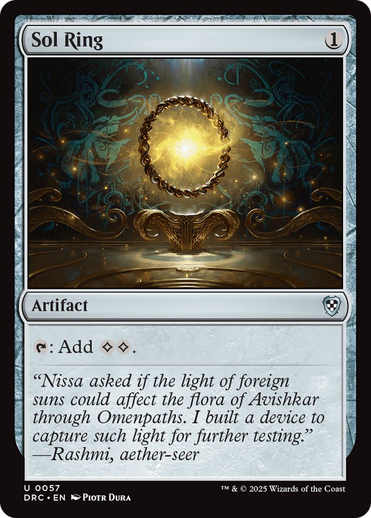 Sol Ring [57] [Living Energy] [Aetherdrift: Commander] [Non-Foil]