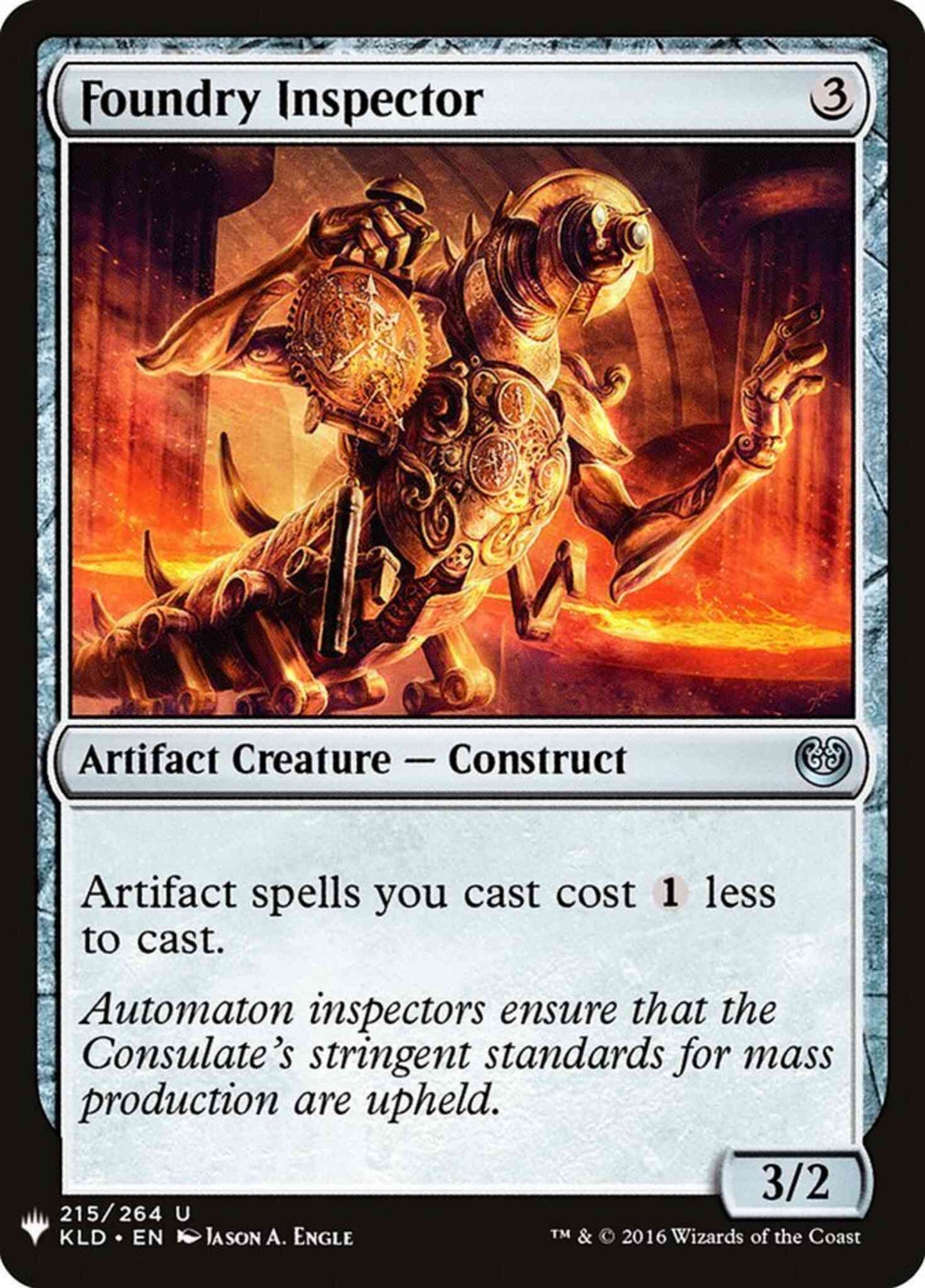 Foundry Inspector [KLD-215] [The List] [Non-Foil]