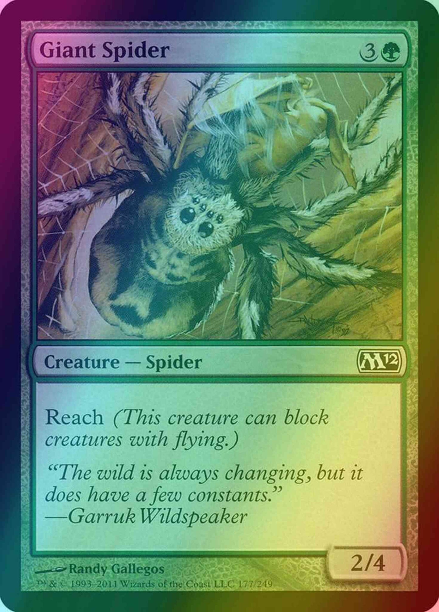 Giant Spider [177] [Magic 2012] [Foil]