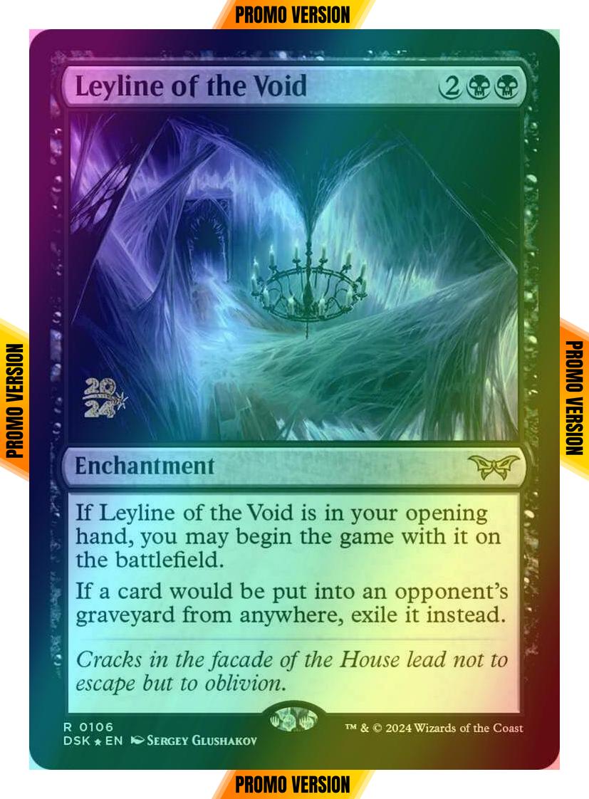 Leyline of the Void [106s] [Prerelease] [Duskmourn: House of Horror: Promos] [Foil]