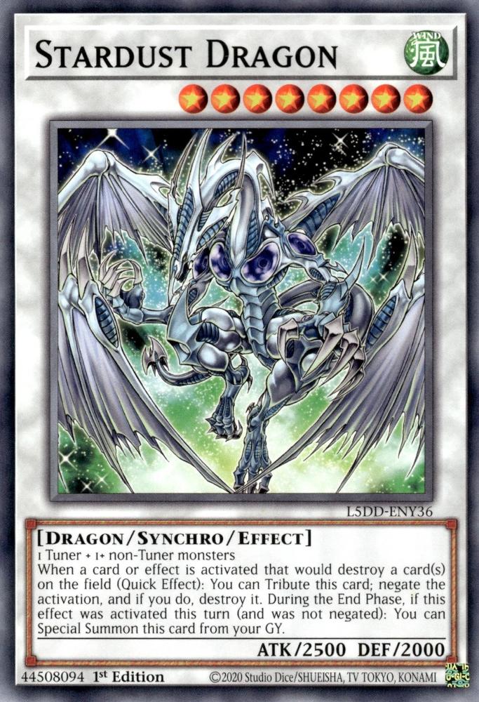 Stardust Dragon - L5DD-ENY36 - Common - 1st Edition