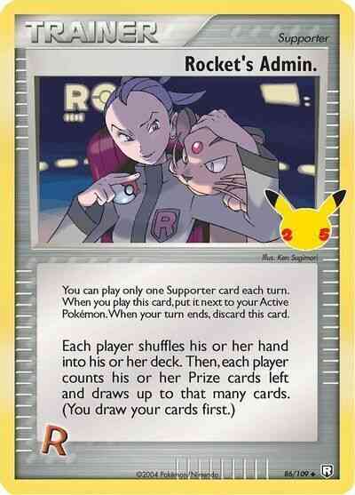 Rocket's Admin - 86/109 - Rare Holo [CEL25c-86] [Holo]
