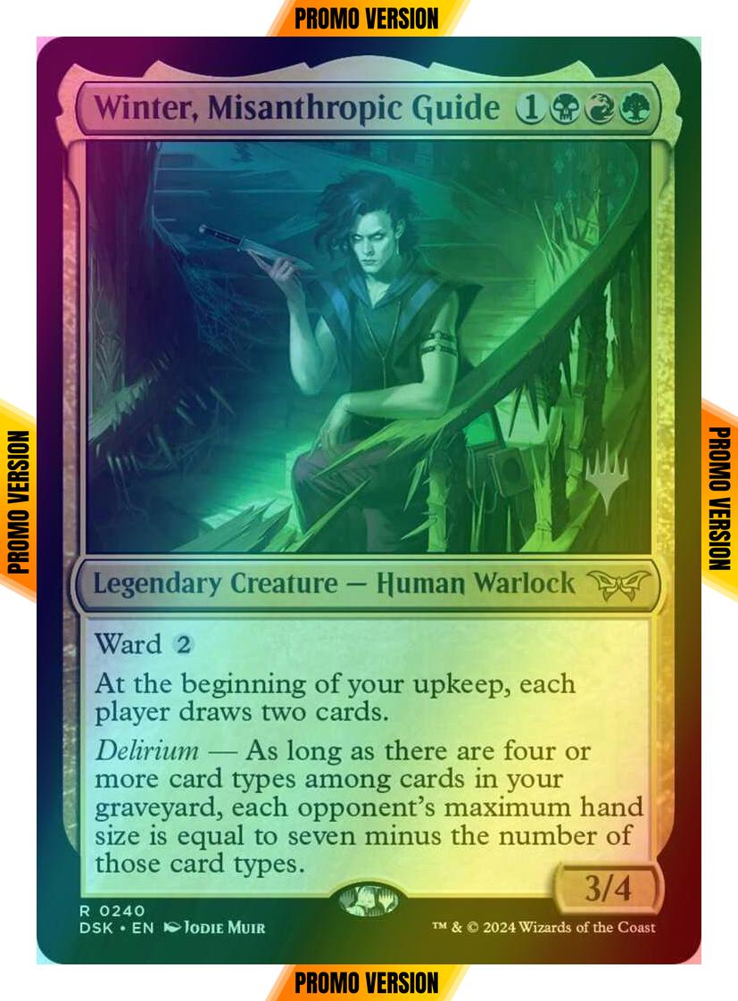 Winter, Misanthropic Guide [240p] [Promo Pack] [Duskmourn: House of Horror: Promos] [Foil]