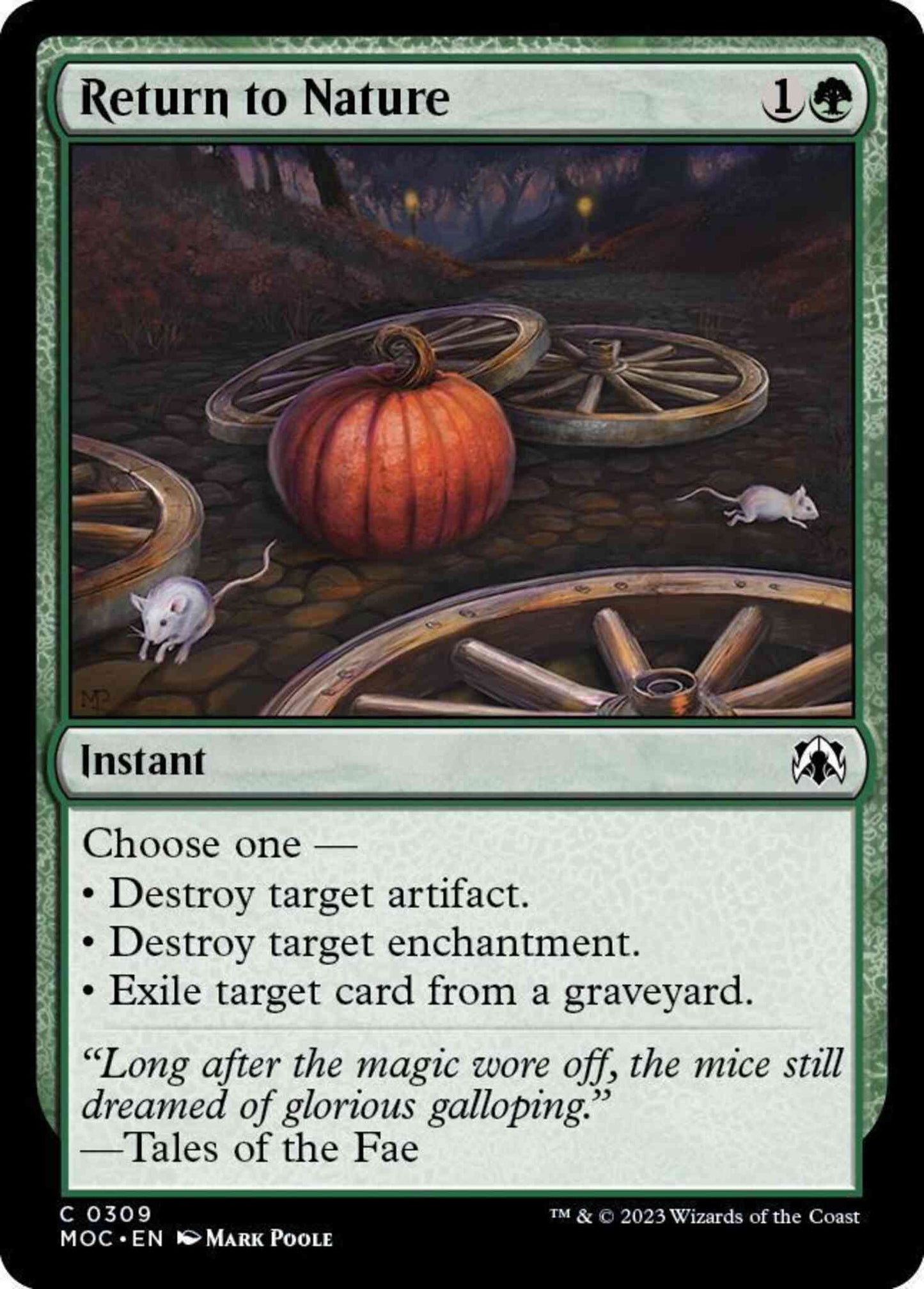 Return to Nature [309] [March of the Machine: Commander] [Non-Foil]