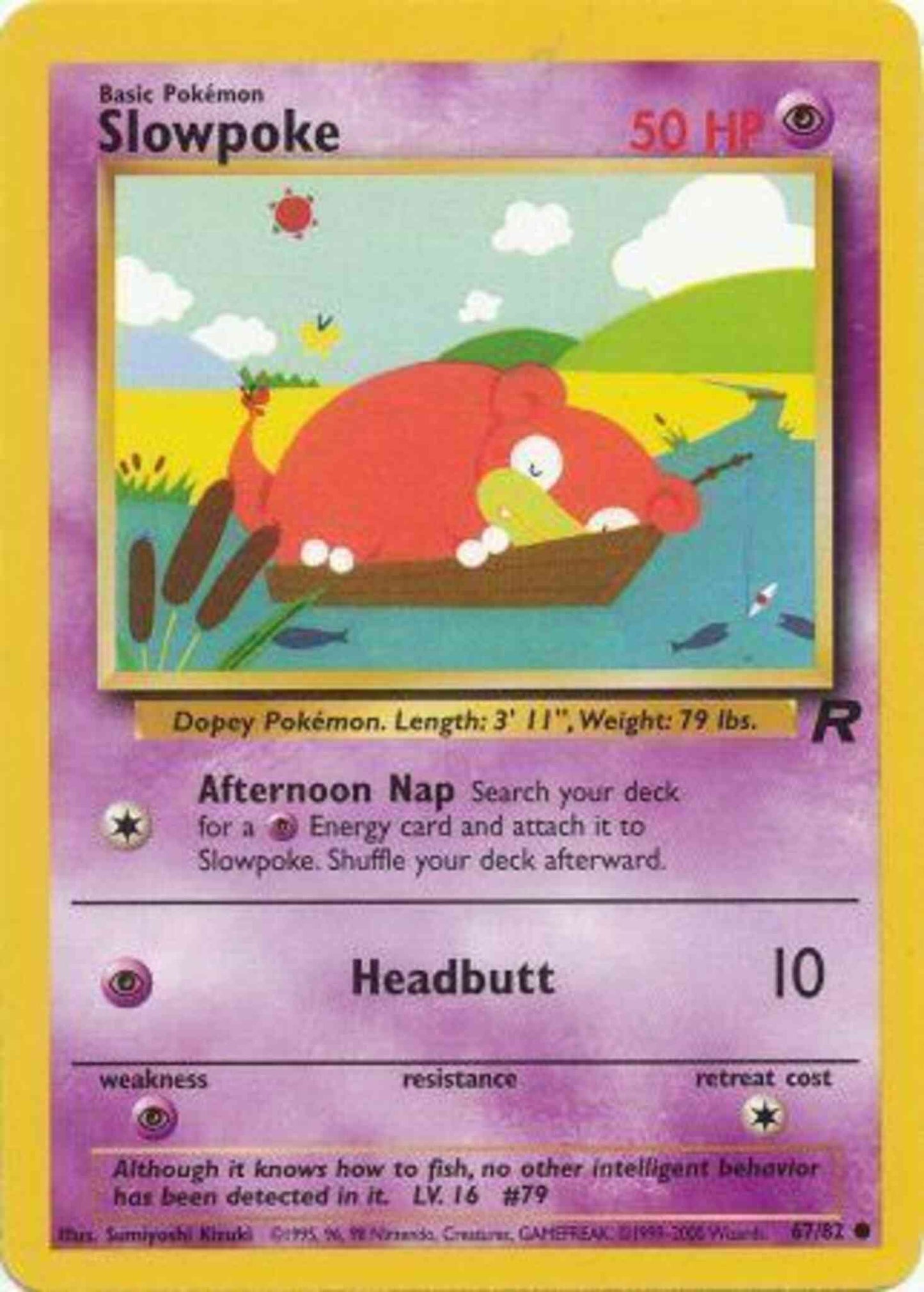 Slowpoke - 67/82 - Common - Unlimited [base5U-67] [Non-Holo]