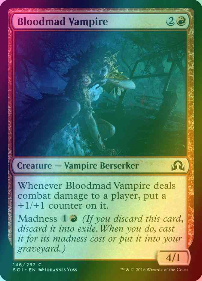 Bloodmad Vampire [146] [Shadows over Innistrad] [Foil]