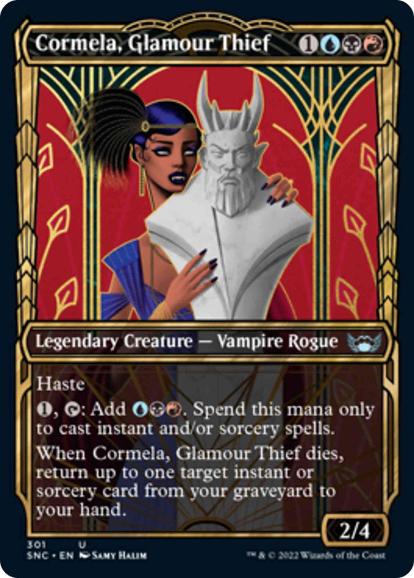 Cormela, Glamour Thief [301] [Golden Age Showcase] [Streets of New Capenna] [Non-Foil]