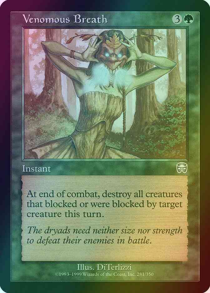 Venomous Breath [281] [Mercadian Masques] [Foil]
