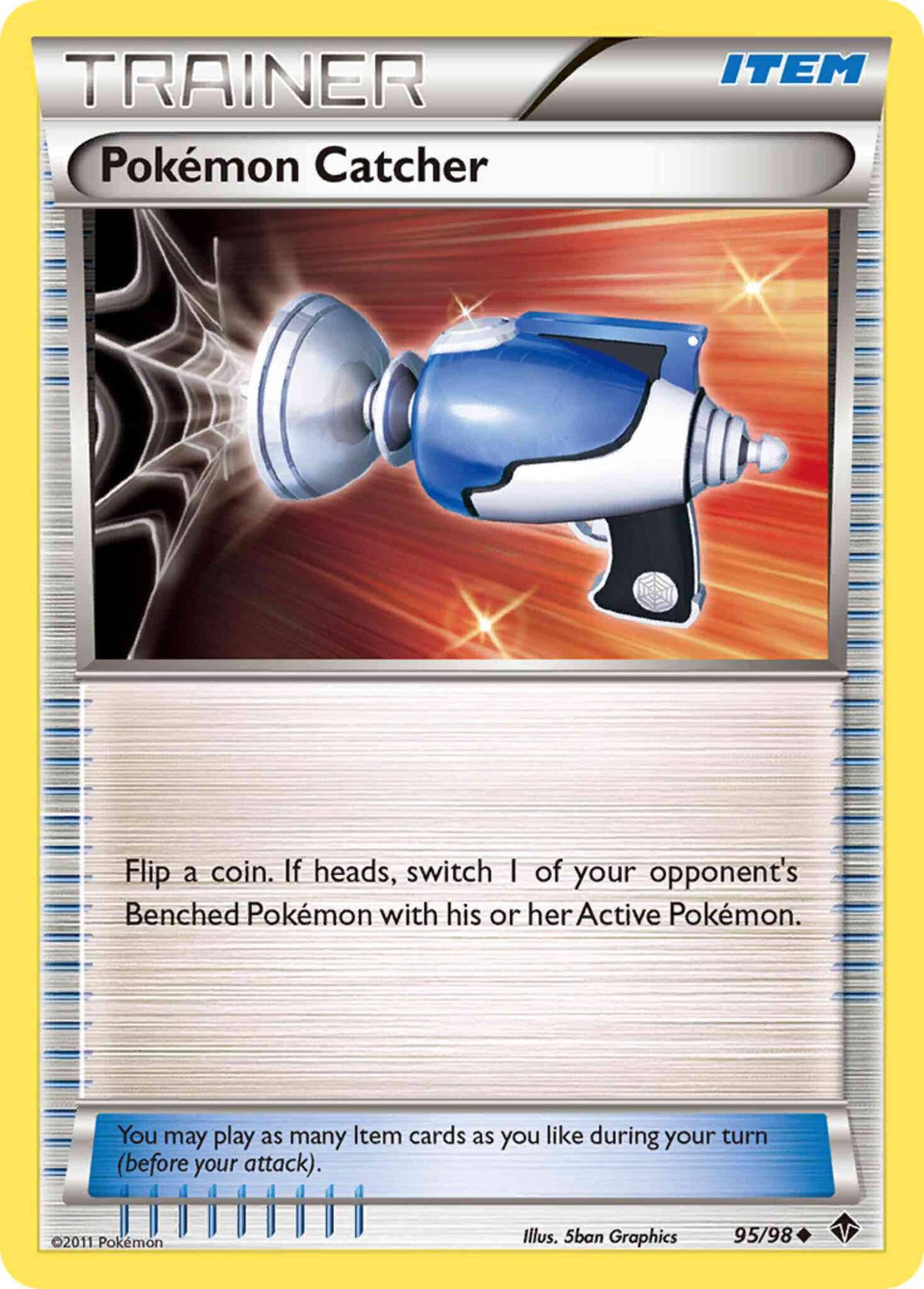 Pokémon Catcher - 95/98 - Uncommon [bw2-95] [Reverse Holo]