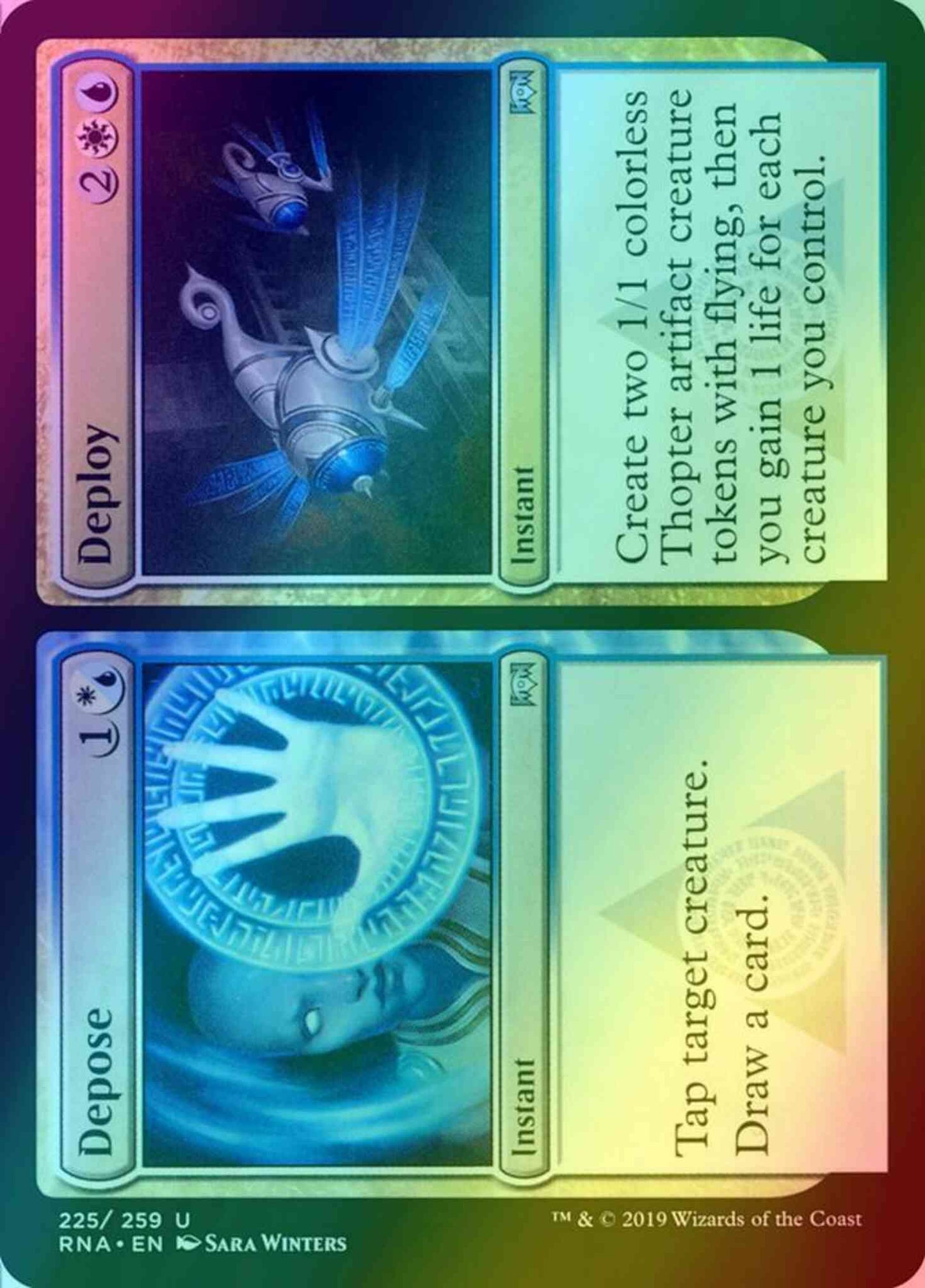 Depose // Deploy [225] [Ravnica Allegiance] [Foil]