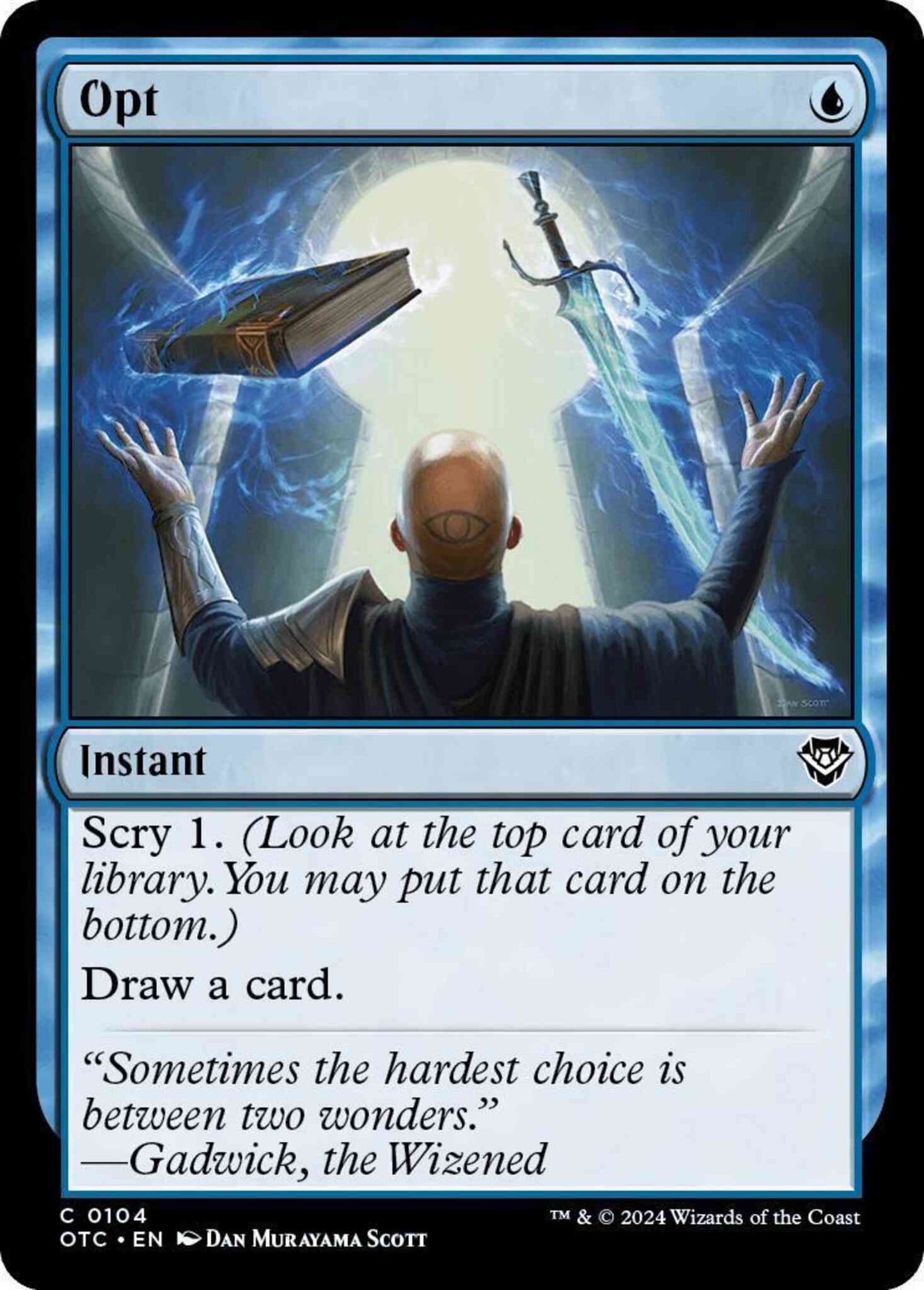 Opt [104] [Outlaws of Thunder Junction: Commander] [Non-Foil]