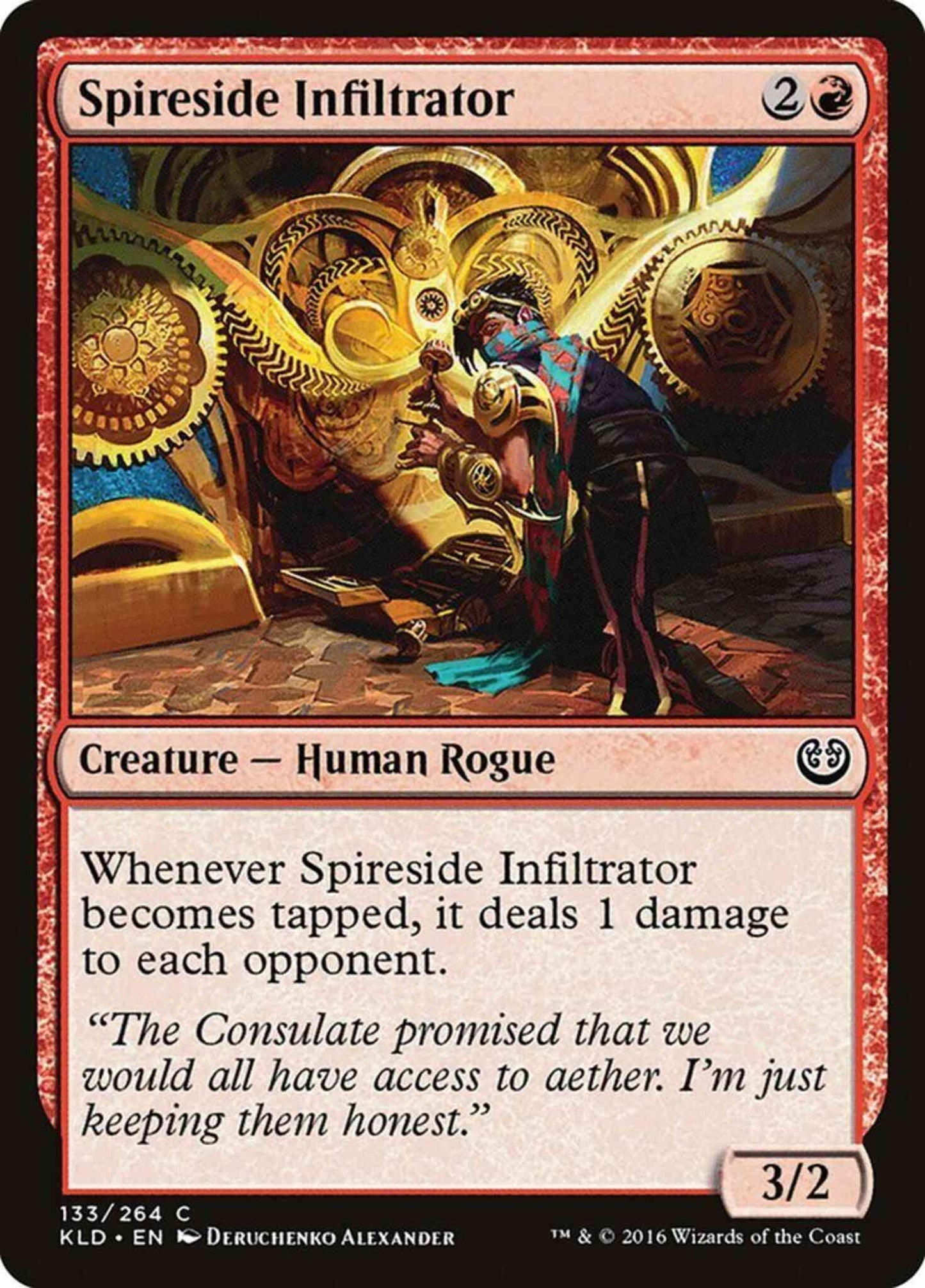 Spireside Infiltrator [133] [Kaladesh] [Non-Foil]