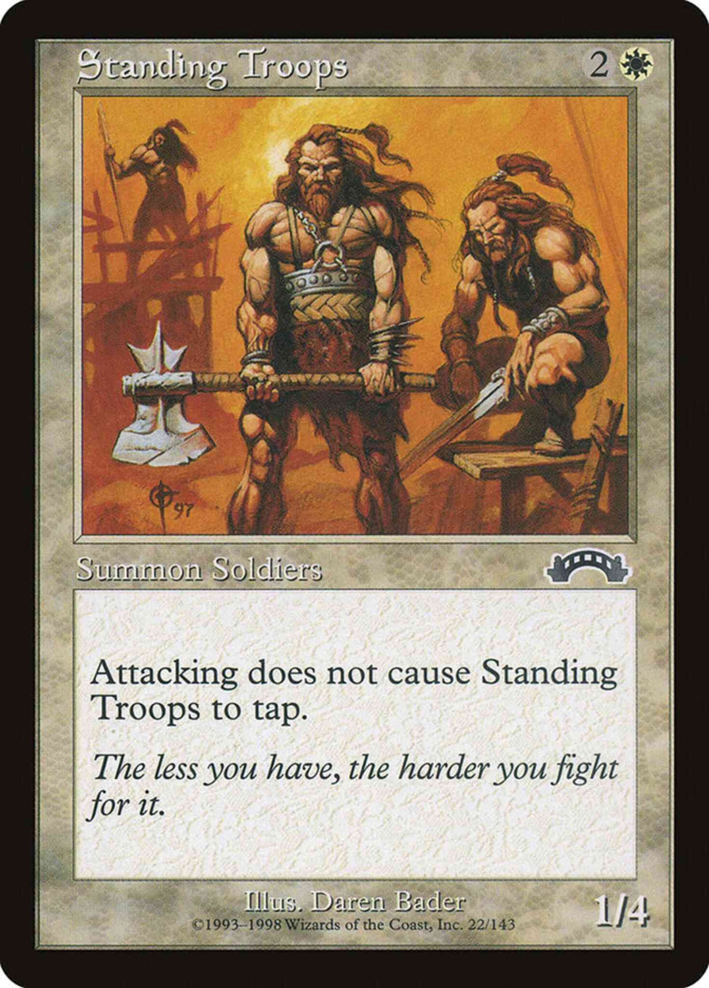 Standing Troops [22] [Exodus] [Non-Foil]