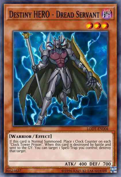 Destiny HERO - Dread Servant - LCGX-EN137 - Common - 1st Edition