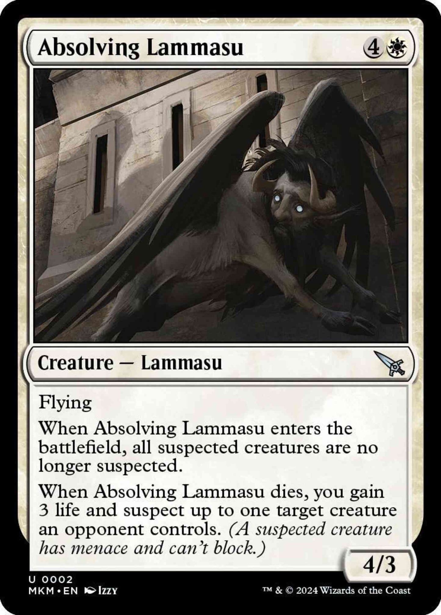 Absolving Lammasu [2] [Murders at Karlov Manor] [Non-Foil]