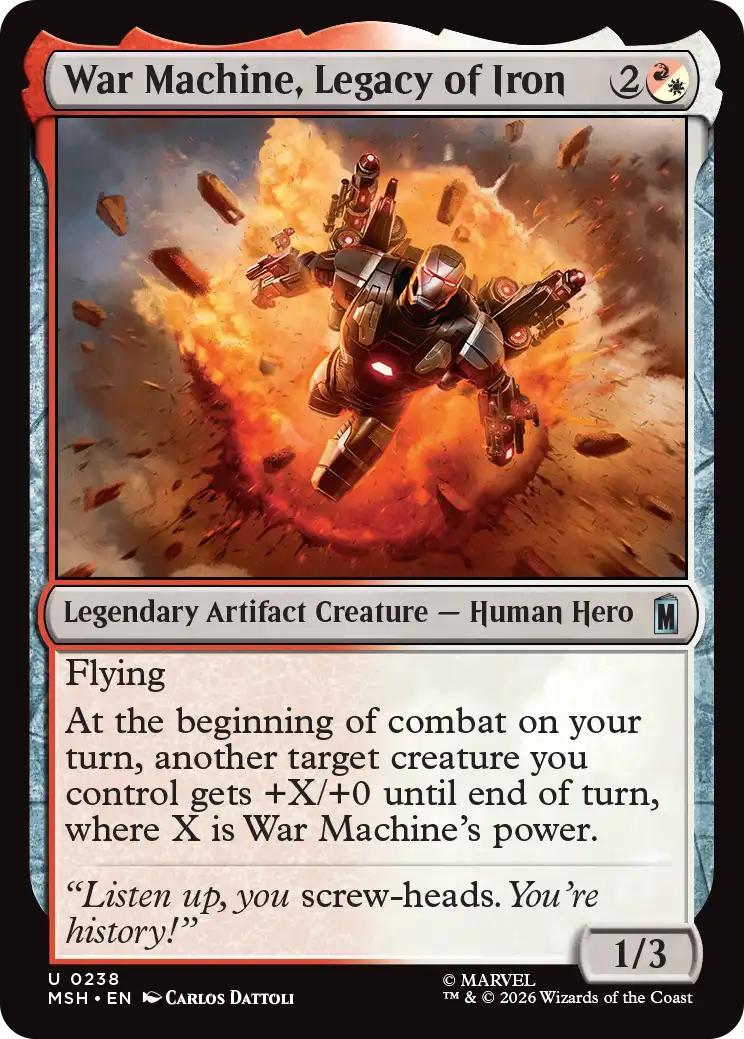 War Machine, Legacy of Iron [238] [Marvel Super Heroes] [Non-Foil]