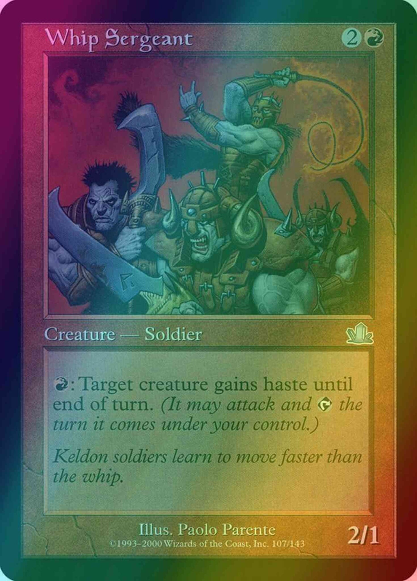 Whip Sergeant [107] [Prophecy] [Foil]
