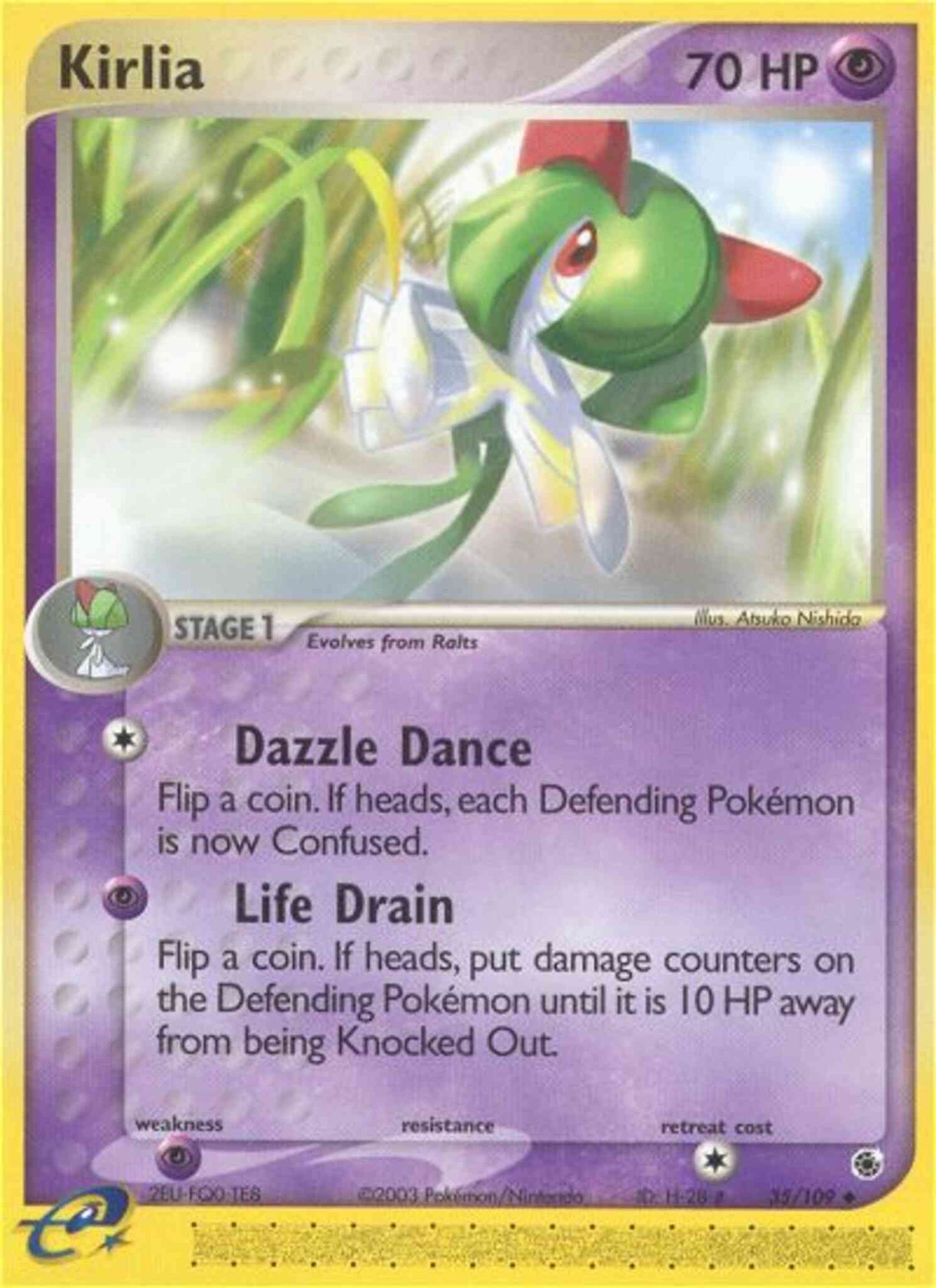 Kirlia - 35/109 - Uncommon [ex1-35] [Non-Holo]