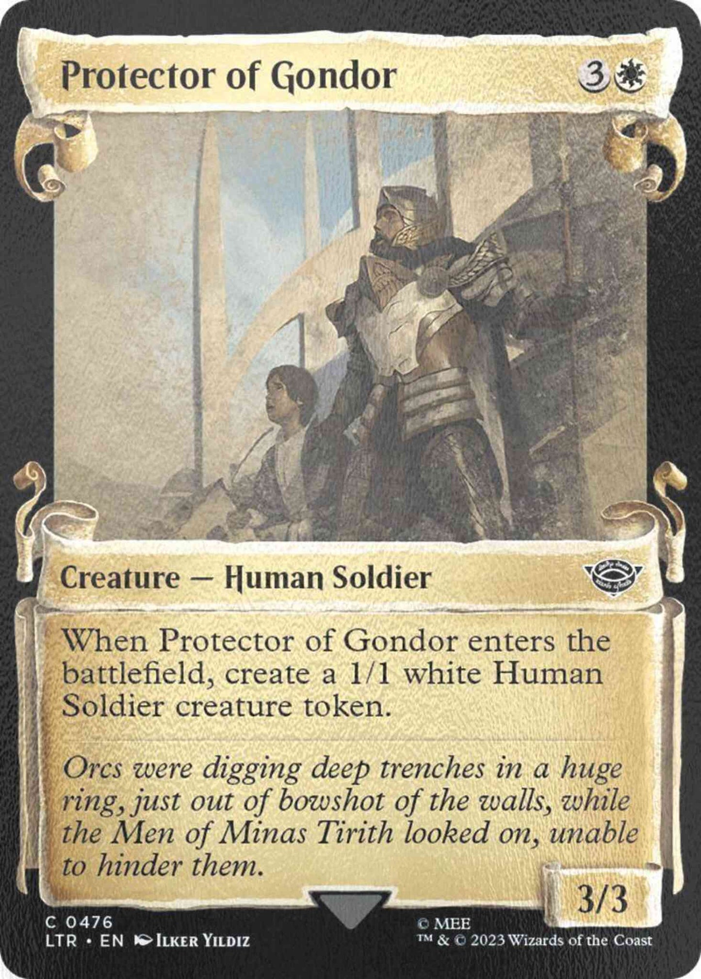 Protector of Gondor [476] [Scrolls Showcase] [The Lord of the Rings: Tales of Middle-earth] [Silver Foil]