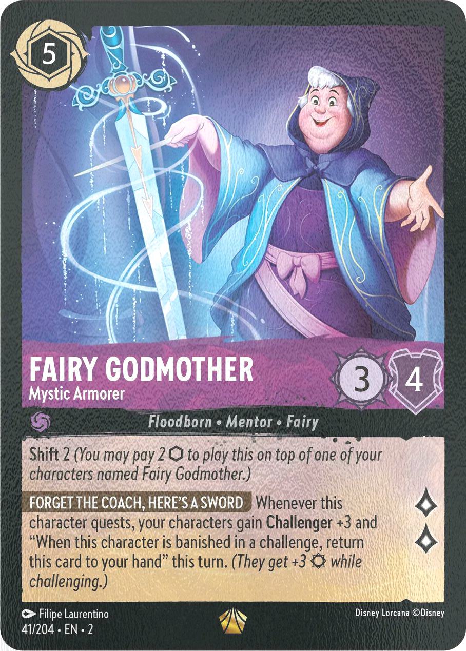 Fairy Godmother - Mystic Armorer - 41/204 [Rise Of The Floodborn] [Cold Foil]