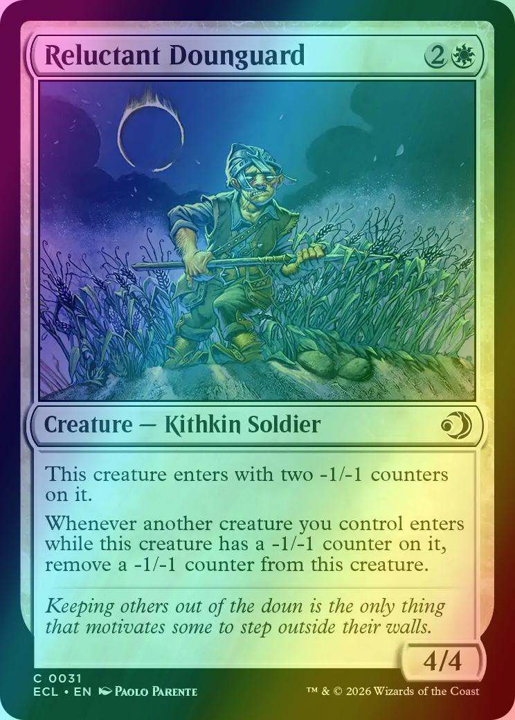 Reluctant Dounguard [31] [Lorwyn Eclipsed] [Foil]