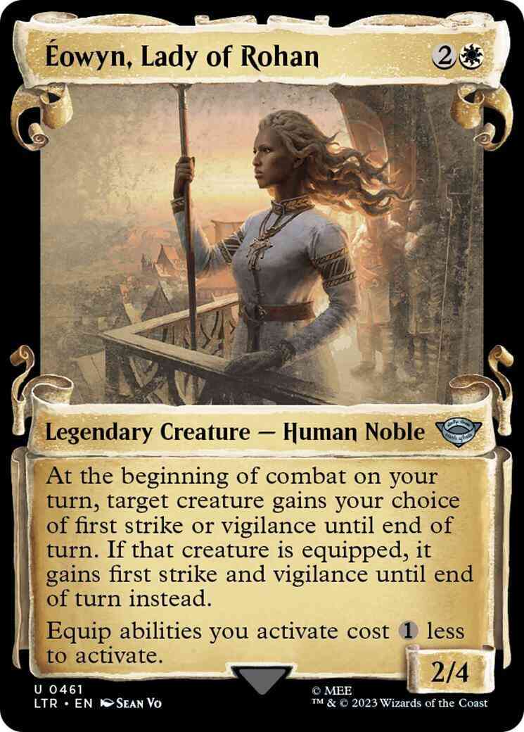 Éowyn, Lady of Rohan [461] [Scrolls Showcase] [The Lord of the Rings: Tales of Middle-earth] [Non-Foil]