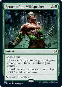 Return of the Wildspeaker [205] [Commander 2021] [Non-Foil]