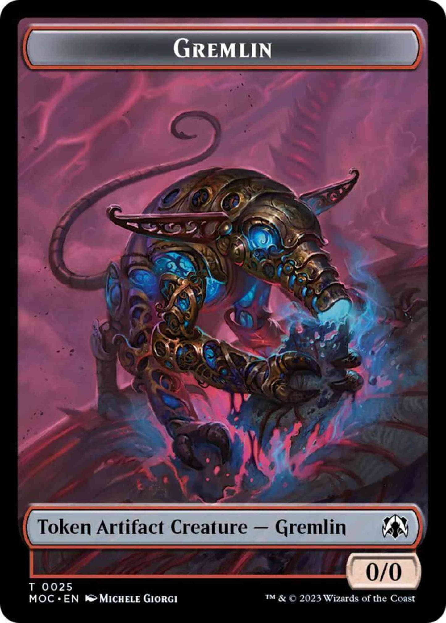 Gremlin Token (25) // Treasure Token (20) [March of the Machine: Commander: Tokens] [Non-Foil]