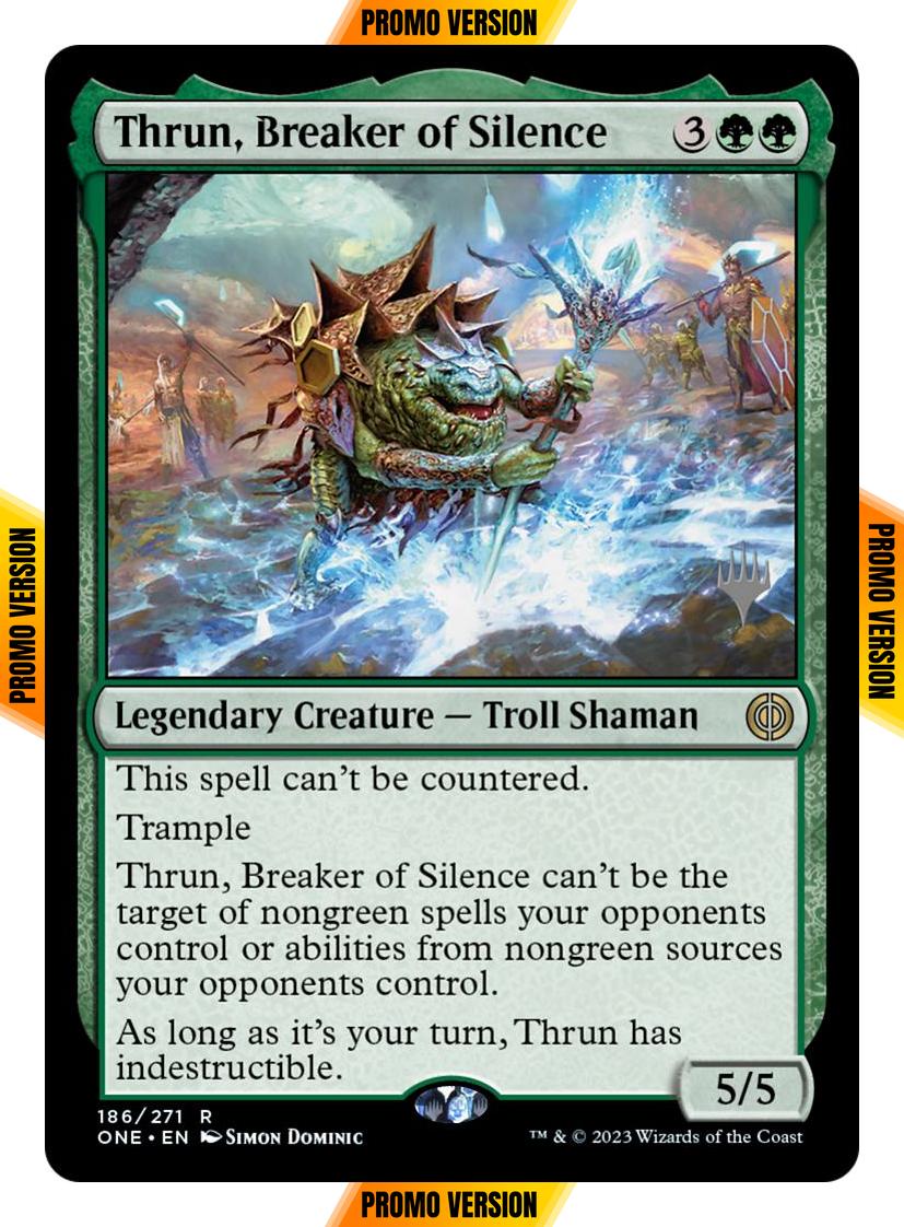 Thrun, Breaker of Silence [186p] [Promo Pack] [Phyrexia: All Will Be One: Promos] [Non-Foil]