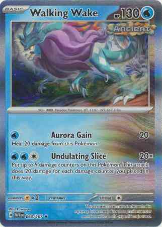 Walking Wake - 063/167 - Rare [sv06-063] [Holo]