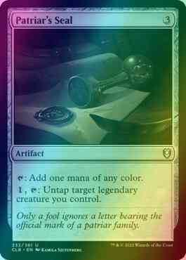 Patriar's Seal [332] [Commander Legends: Battle for Baldur's Gate] [Foil]