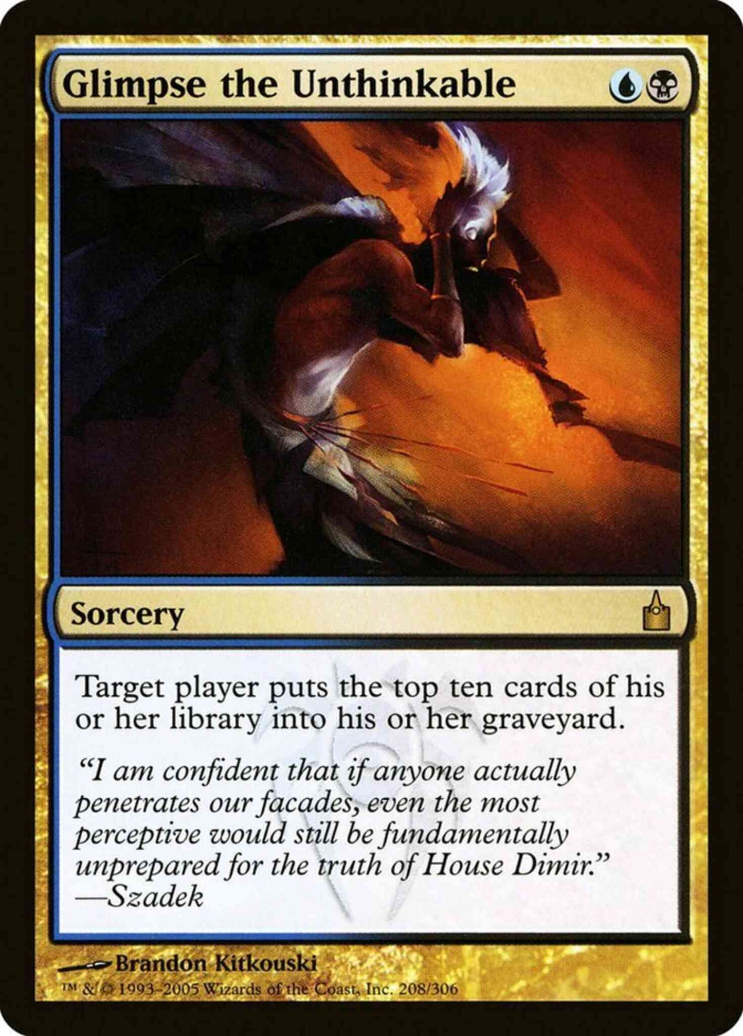 Glimpse the Unthinkable [208] [Ravnica City Of Guilds] [Non-Foil]