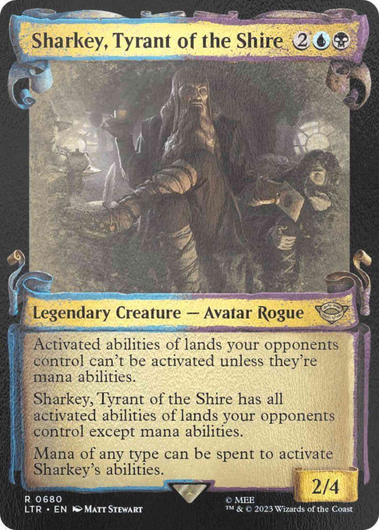 Sharkey, Tyrant of the Shire [680] [Scrolls Showcase] [The Lord of the Rings: Tales of Middle-earth] [Silver Foil]