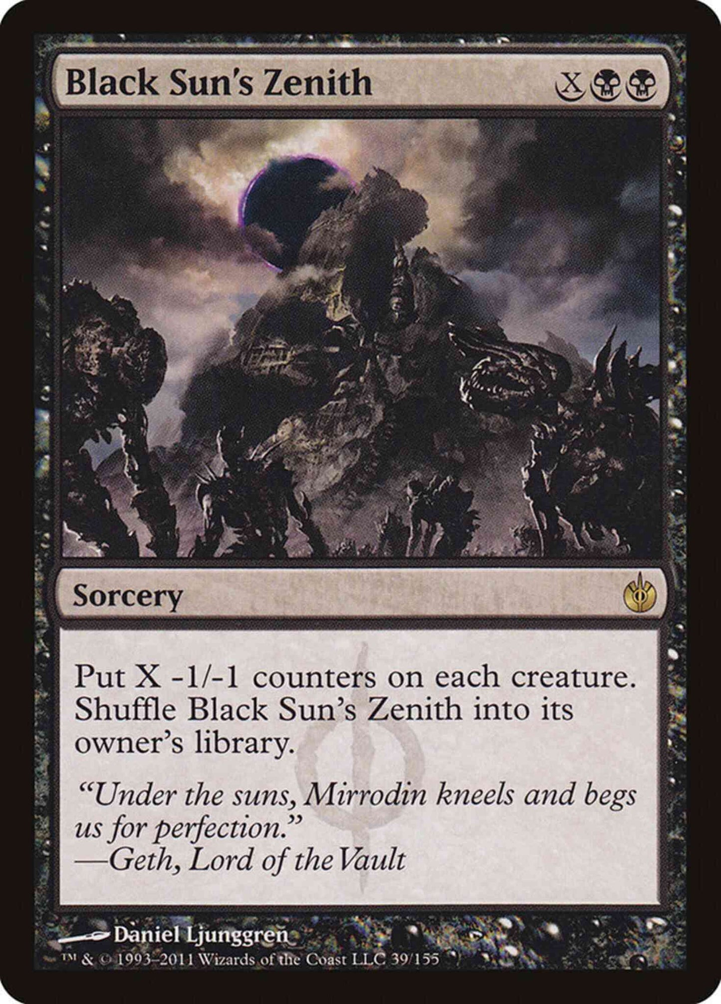 Black Sun's Zenith [39] [Mirrodin Besieged] [Non-Foil]