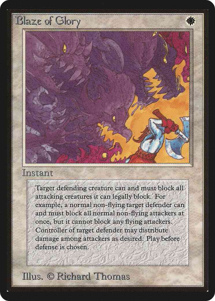 Blaze of Glory [6] [Limited Edition Beta] [Non-Foil]