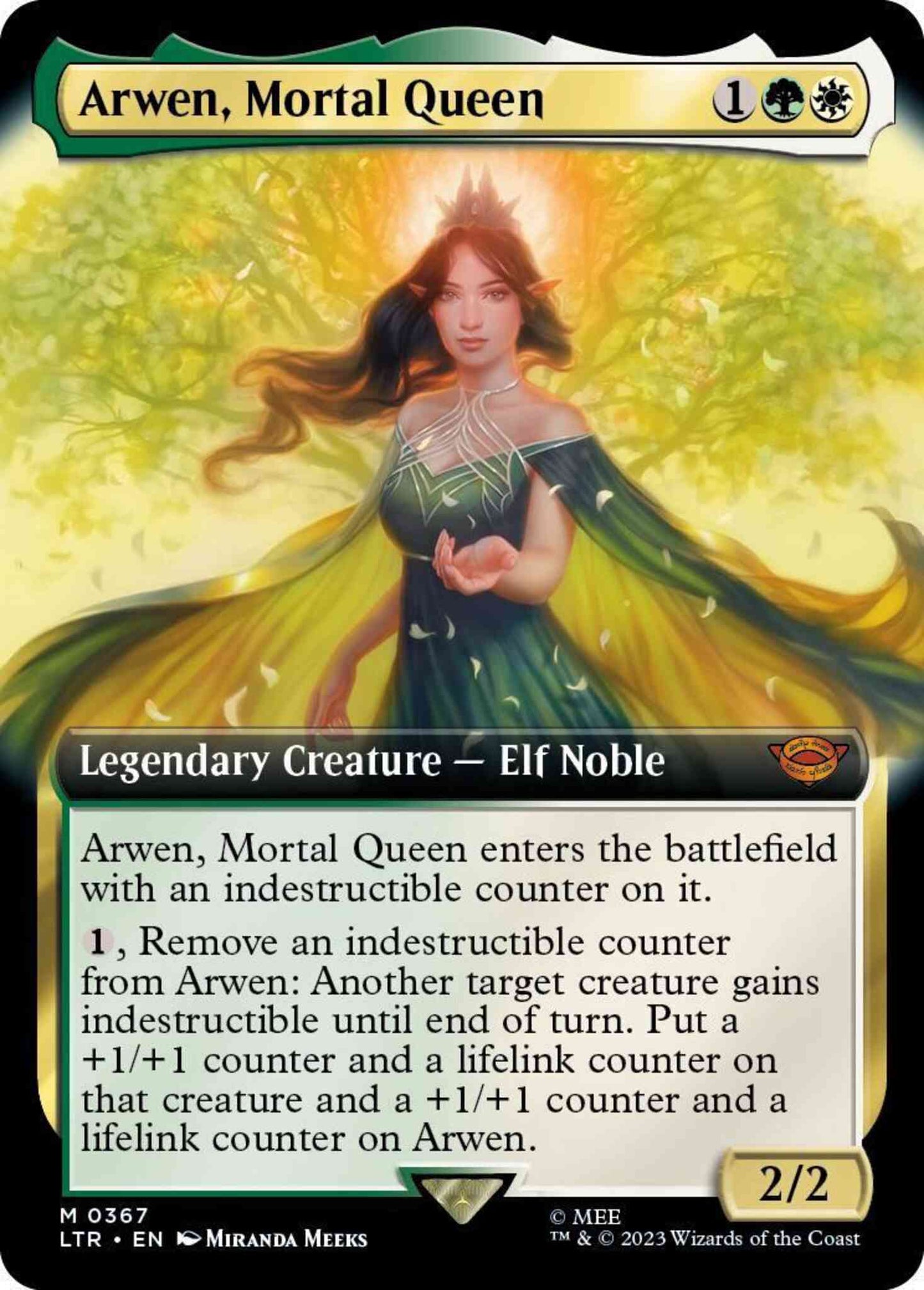 Arwen, Mortal Queen [367] [Extended Art] [The Lord of the Rings: Tales of Middle-earth] [Non-Foil]