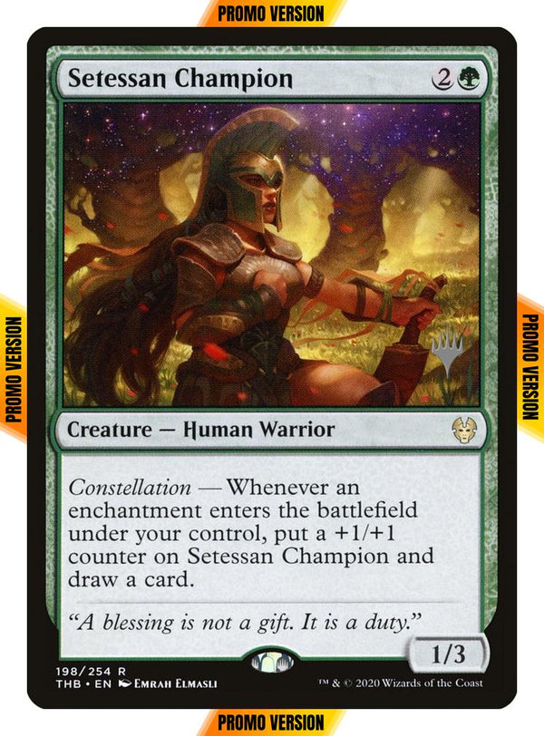 Setessan Champion [198p] [Promo Pack] [Theros Beyond Death Promos] [Foil]