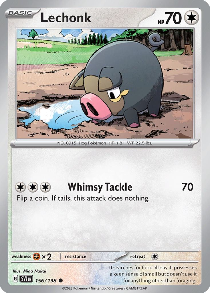 Lechonk - 156/198 - Common [sv01-156] [Non-Holo]